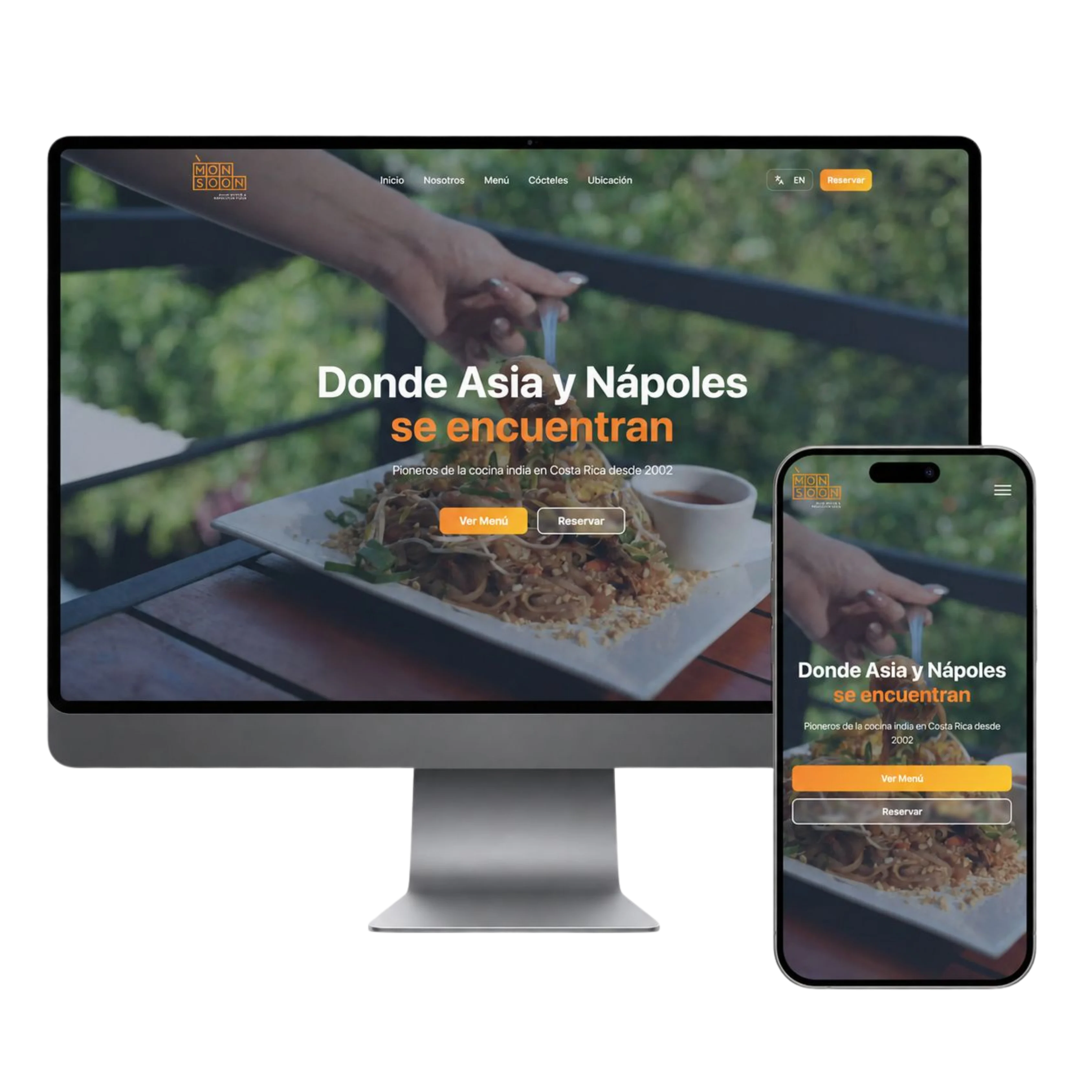 Página web responsive desarrollada para Monsoon Costa Rica